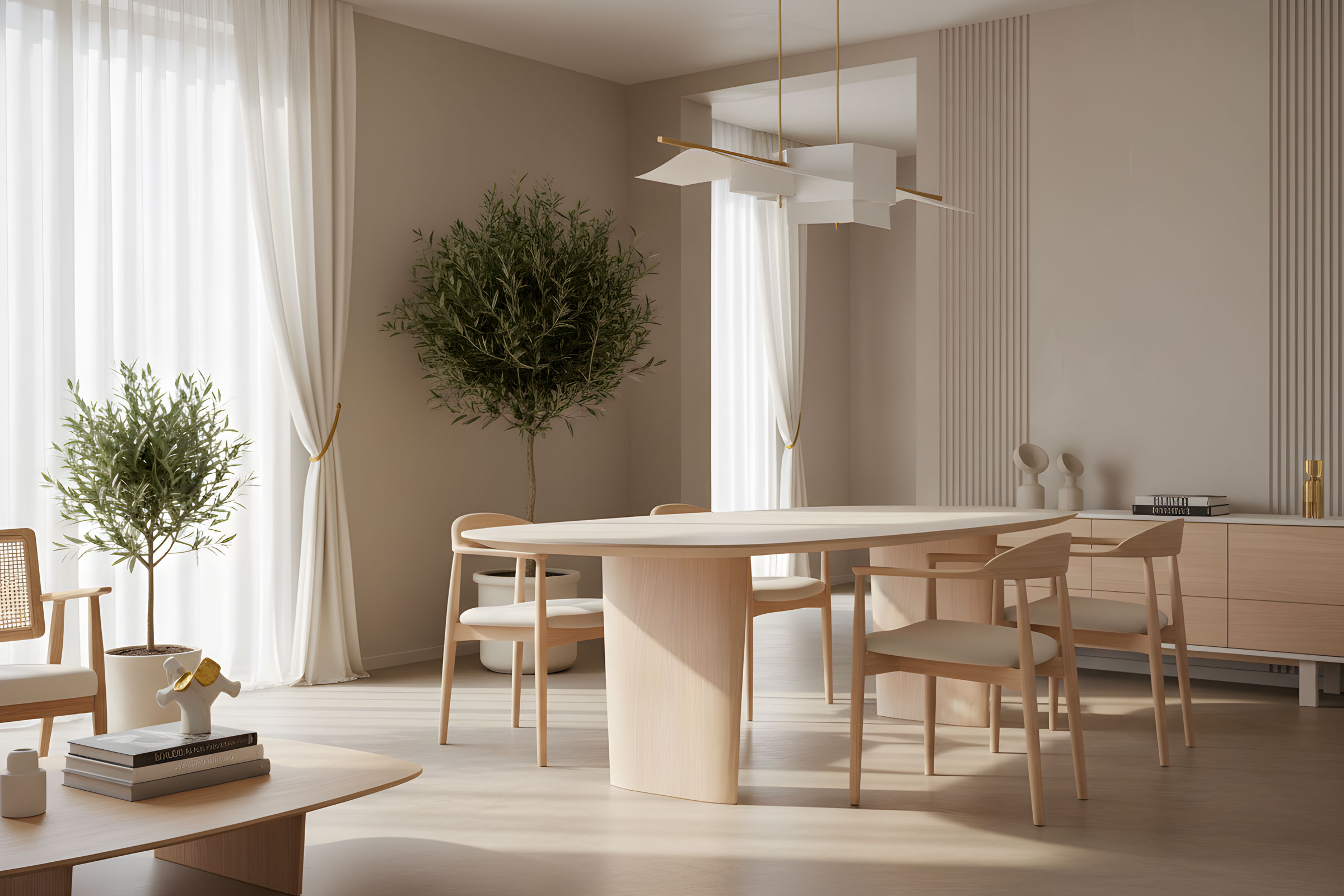 Esstisch Turin aus hellem Holz